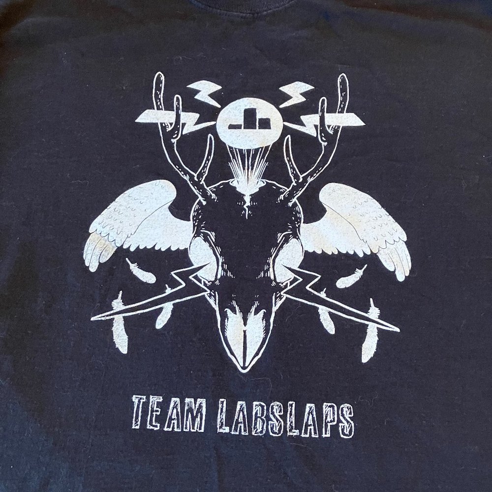 Team Labslaps roller derby T-shirt XL
